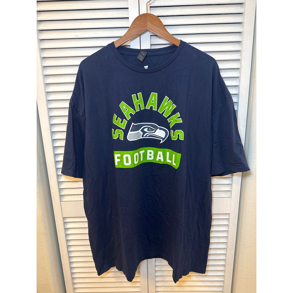 Fanatics Seattle Seahawks 2023 NFL Schedule T-Shirt Navy Blue Mens 3XL